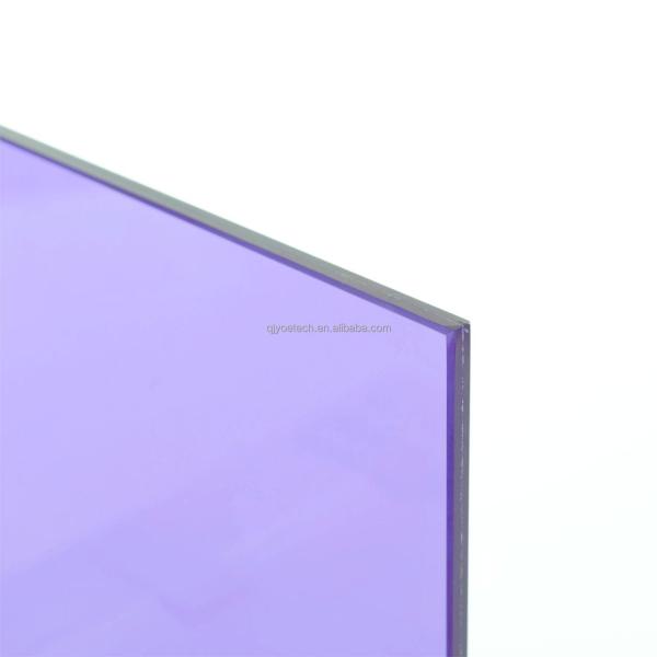 5 0.38 5 Purple Laminated Safety Glass for Balustrades Handrails in Building