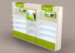Eco Friendly Wooden Cosmetic Store Furniture Stable Structure For Terminal