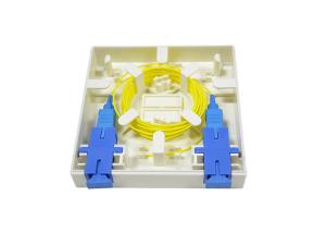 Quality Ftth 86 Fiber Optic Terminal Box Access Wall Socket Desktop Small Box wholesale