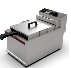 Quality 220-240v Siver Stainless Steel Restaurant Fry Machine Mechanical 0-200\u2103 Cooking Equipment wholesale