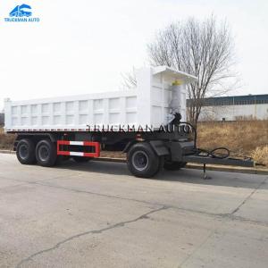 Quality Drawbar Dump Full Trailer Truck wholesale