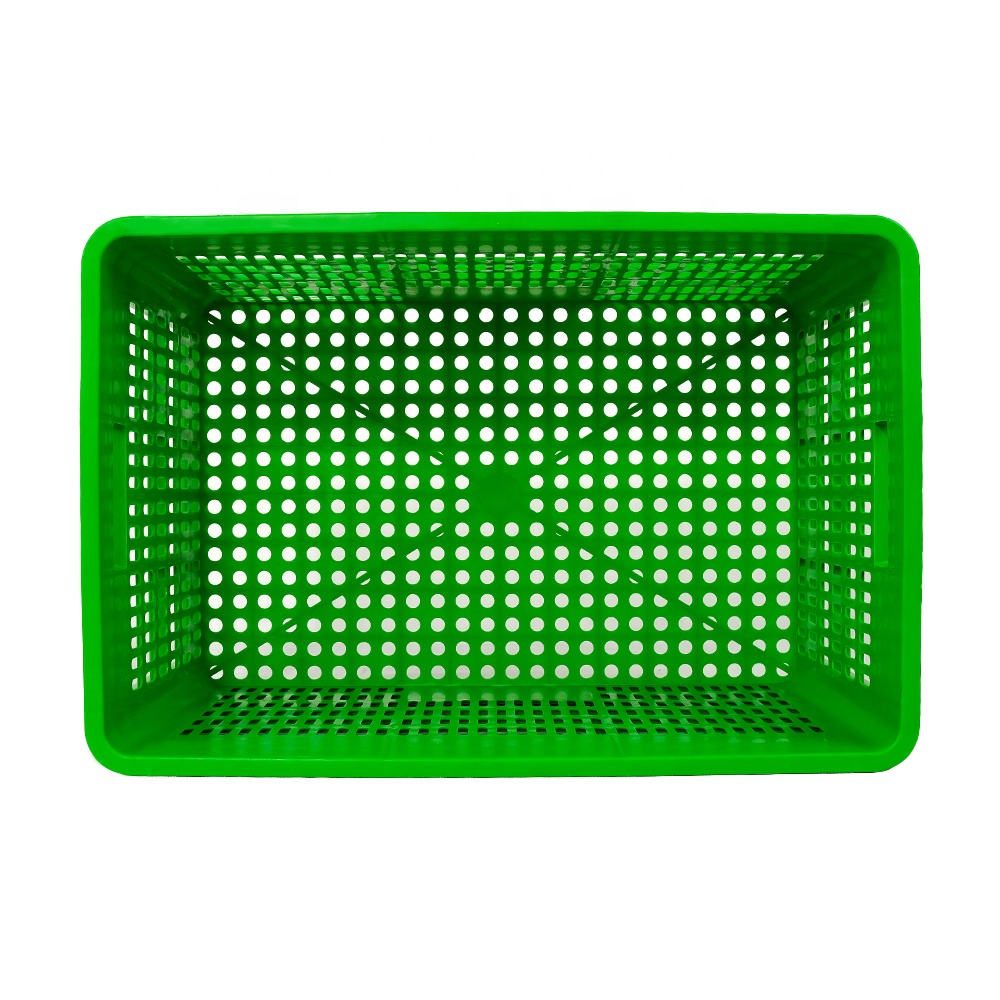 Customized Logo Eco-Friendly Mesh Basket for Supermarket Plastic Stackable Basket