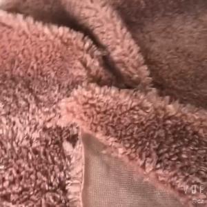 Quality Teddy Bear Curly Sherpa Fleece Fabric 390gsm 188F 58'' 60'' wholesale