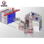 Plastic Pallets Carrousel Rotational Molding Machine For Making Water Tank