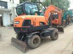 2016 Year DX60W Doosan Mini Digger , Used Doosan Wheel Excavator For Sale