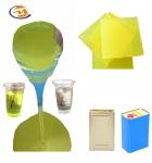 Tough Clear Yellow Polyurethane Liquid Plastic 80 Shore A For Casting Industrial