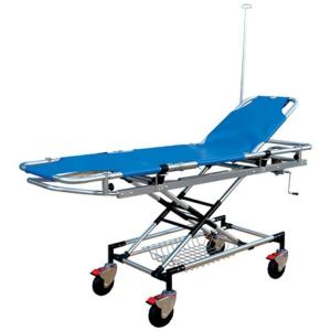 Quality The Blue Medical Trolley Emergency Stretcher And Transfer Vehicle PVC Anti-Soiling Surface wholesale