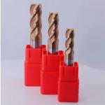 HRC55 Tungsten Carbide 4-Flute End Mill Cutter for Milling Uncoated/DLC