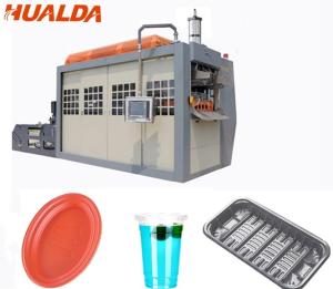 Quality Disposable Plastic Cup Forming Machine 25 - 35 Stroke / Min Capacity PLC Control wholesale