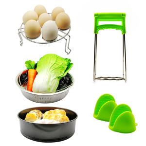 Quality 10pcs Various Combination Kitchen Set, Double Boiler Set Pressure Cooker Accessories Basket Pot Disk Holder Silicone Food Clip wholesale