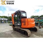 Japan Imported 7.5Ton Used Hitachi ZX75 Excavator Isuzu Engine