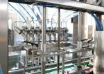 500ml Rinsing Filling Capping Machine , Monoblock Liquid Filling Machine Leakage