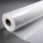 Opaque White Monoaxially Oriented Polyethylene Film 30 Micron