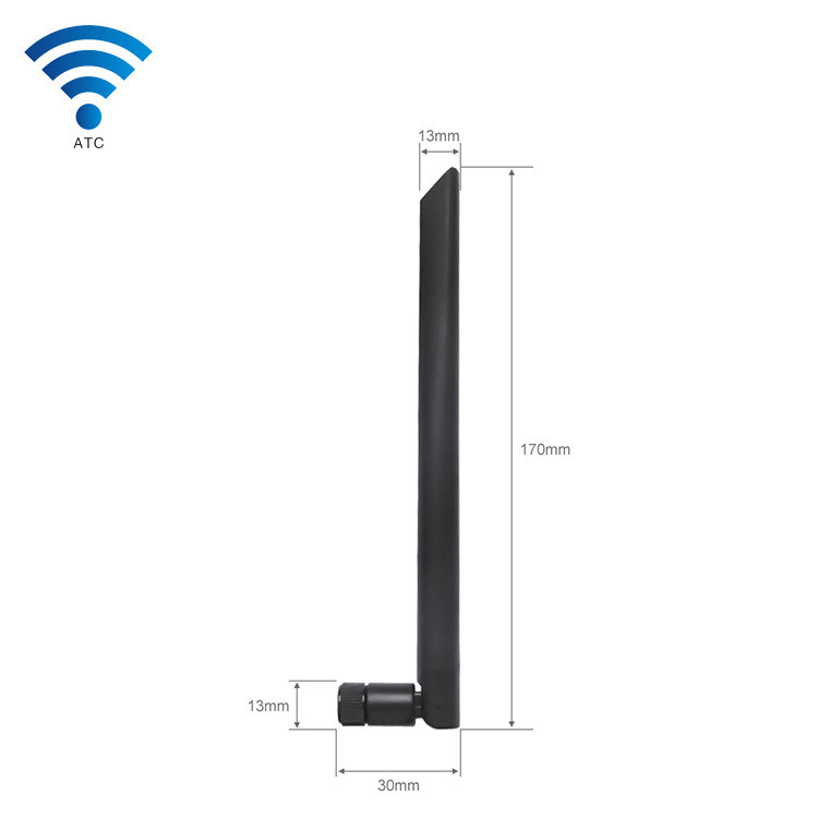 3dbi Vertical Polarization External 2.4G Outdoor SMA Antenna 50 Ohm Impedance