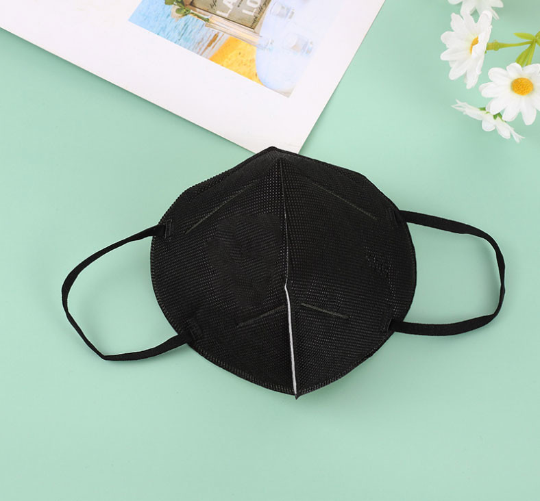 black Unisex FFP3 Face Mask , Dust Prevention PM2.5 Dust Mask