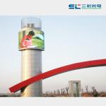 Advertising Cylindrical Flexible LED Display Screen Shopping Mall Led Display