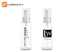 30ml 50ml 100ml Liquid Cosmetic PETG Bottle Transparent Round Type No Leaking