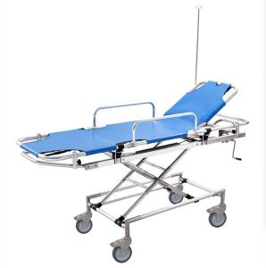 Quality 55CM 159KG Stainless steel stretcher for emergency treatment with adjustable height wholesale
