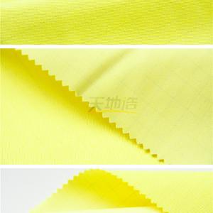 280gsm Modacrylic Fabric Fluorescrnt Yellow Ne24/2 En11612