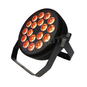 Quality RGBWA 18*15W 5 In 1 LED Par Wash Lights For Wedding / Concert OEM&amp;ODM LED Par Can Wash Light LED Flat Slim Par Light wholesale