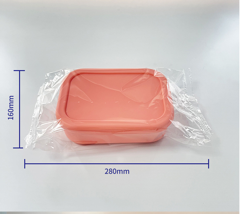 Leak Proof Silicone Bento Lunch Box for Kids' Food Storage Capacity 0-1L and BPA FREE