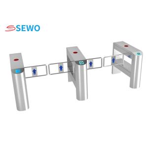 Quality 304 Stainless Steel Supermarket Barrier Turnstile Gate 20-60people/minute wholesale