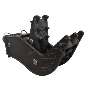 Quality 2250 KN Excavator Grab Attachment , Hydraulic Breaker Attachment 4 Side Blade wholesale