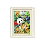 5d Depth Wild Eagle Poster 3D Lenticular Pictures With Black Plastic Frame /