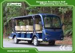 EXCAR 14 seater green Electric Sightseeing Bus mini tour bus china new electric