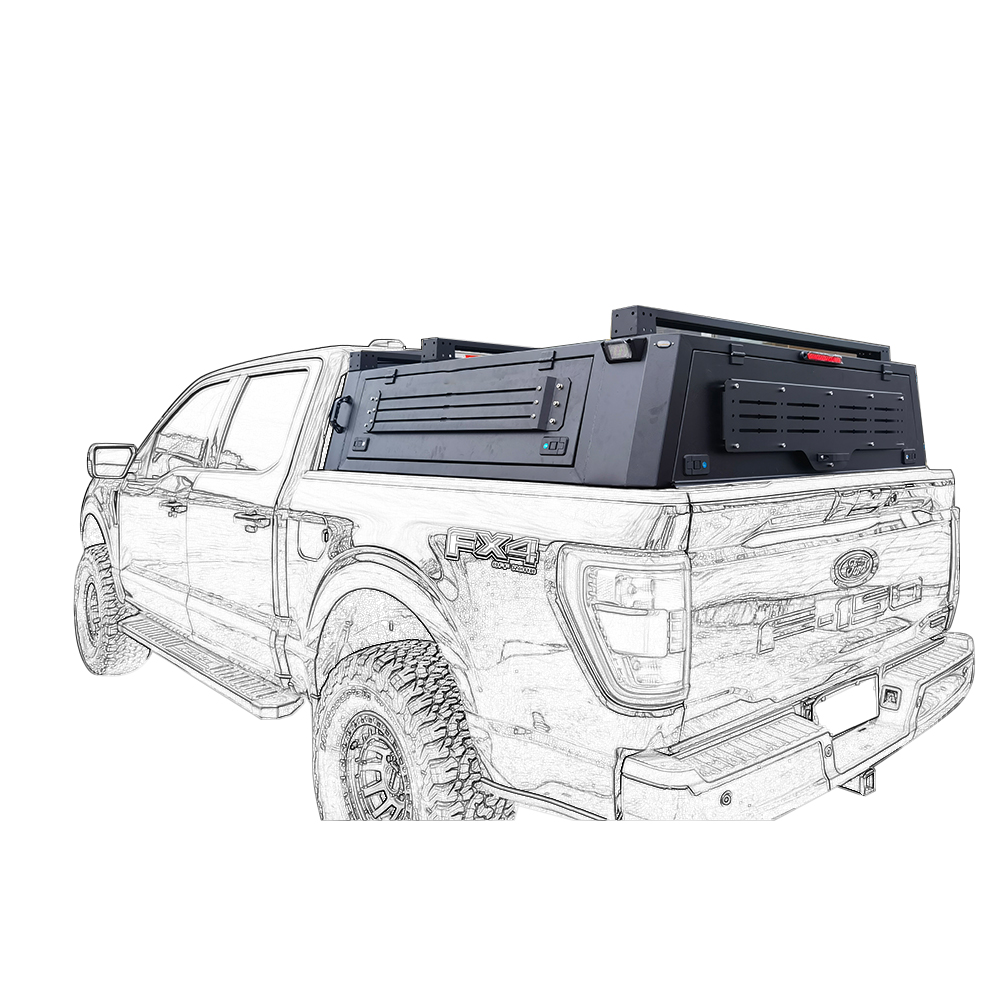 Aluminium Hardtop Canopy for Jeep Gladiator F150 Toyota Tacoma Effortless Installation