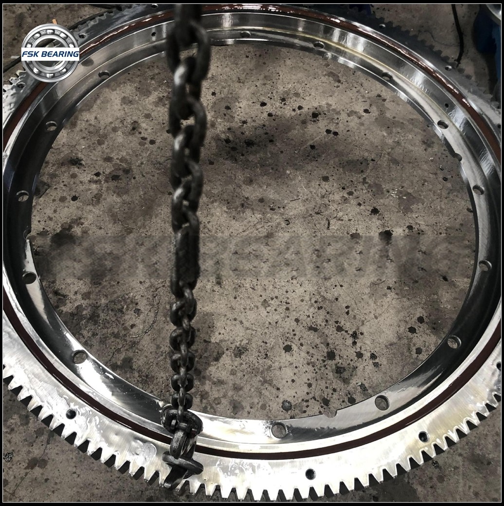 Single Row Slewing Ring Bearings VLA 301455N 1305*1598*90 mm For Rotary Distributor