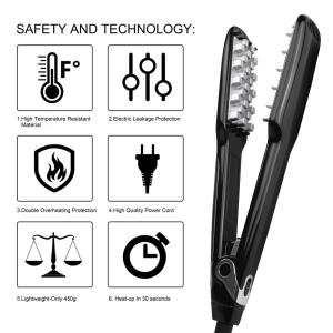 Quality PTC Heater 50W Tourmaline Ceramic Hair Straightener wholesale