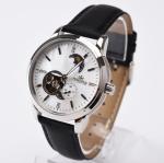 Mineral Glass MOP Dial Mechanical Automatic Watch RED Black Classic