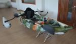 Deluxe Seat 2.7m Auge Sea Touring Kayak With Strong Alloy Kayak Paddle