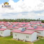 Rock Wool Sandwich Panel Prefab House Quick Built Movable Prefab Mobile House