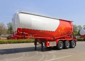 Quality 3 Axle Fly Ash Flour Powder Bulk Cement Tank Semi Trailer Jost Kingpin Big Capacity wholesale