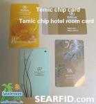 Temic chip card, Temic chip hotel room card, Access control card, Encrypted chip