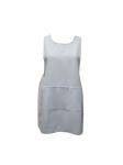 195GSM Chef Works Bib Apron Polyester 80% Cotton 20% Light Blue Color