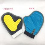 Soft Silicone Grooming Brush Glove Double Purpose Mesh Cat Hair Glove
