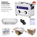 Engine Parts Ultrasonic Automotive Parts Cleaner 4.5L 80w SS Basket