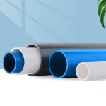 Thickened UPVC Fish Tank Water Pipe Blue Gray White DN20 PVC Water Supply Pipe