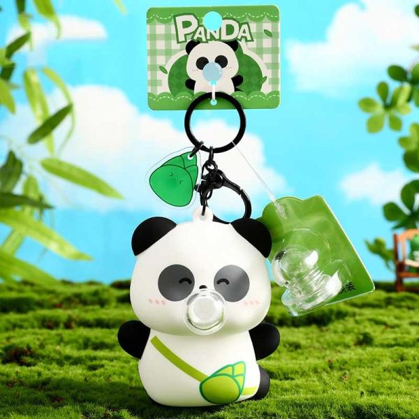 Fashion Creative Silicone Keychain Cartoon Animal Pendant Key Ring for Women