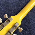 1959 LP Junior electric guitar yellow color one piece bridge pickup mahogany