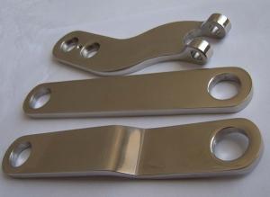 Quality Thickness 8mm Stamping Steel Parts Polished CNC stamping Link Arm wholesale