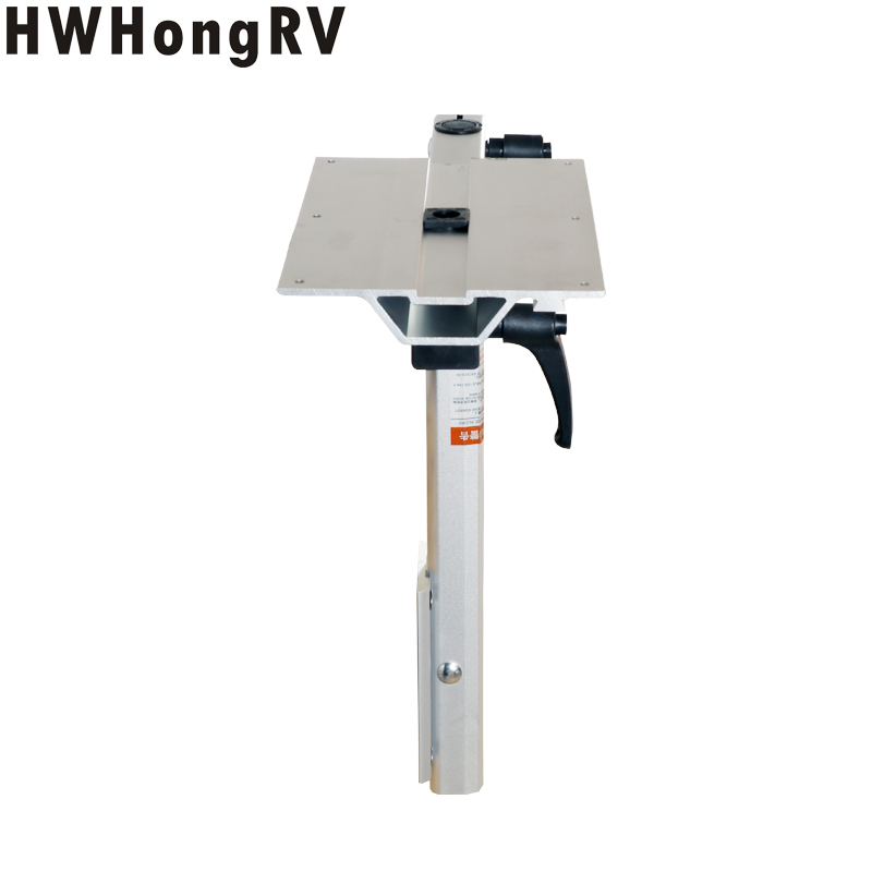 HWHongRV Height Adjustable Campervan Table Leg with swivel of table mount for the RV & Marine is made of Aluminum Alloy