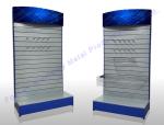 Portable Metal Slatwall Stand Cellphone Accessory Display Rack Slat Wall