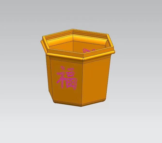 Customizable Plastic Flower Pot Iron Mold With Wall Thickness 2.5mm