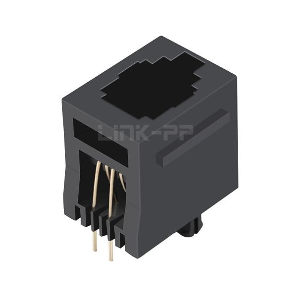 Amphenol 90511-001LF Compatible LINK-PP LPJE614NNL 4P4C RJ11 Jack Tab Up Without