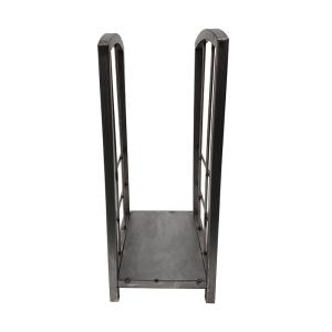 Quality Sliver Standing Indoor Stainless Steel Firewood Rack/Fireplace Parts/Stove Accessories wholesale