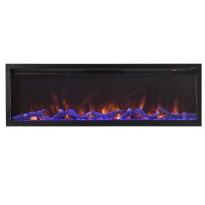 Quality 2800mm Built-in Electric Fireplace 750-Watt / 1500-Watt Three Diming LED Light wholesale